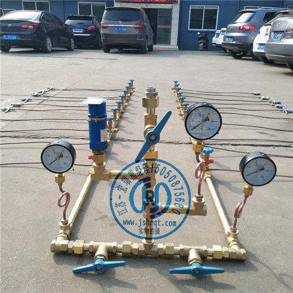 2X10瓶組氧氮?dú)宄溲b排黃銅