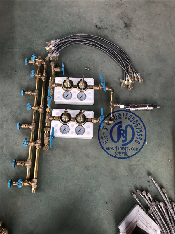 2X5瓶組龍門架雙路氫氣匯流排
