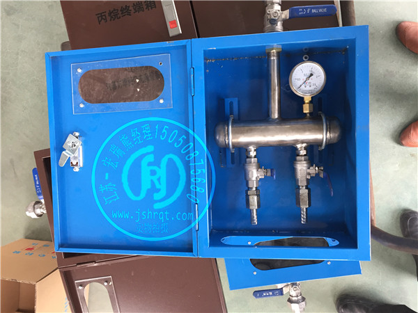 2接口不銹鋼氧氣終端箱