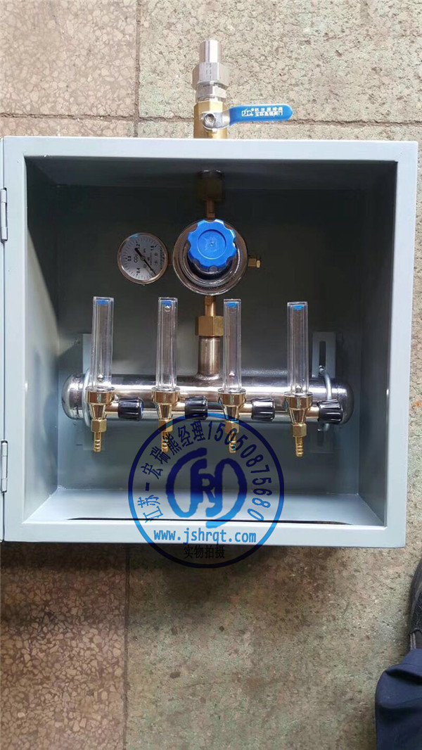4接口氬氣帶減壓閥終端箱